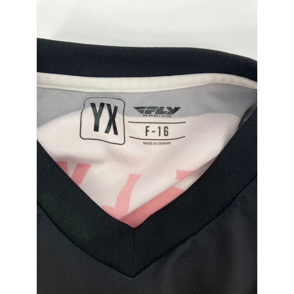 Fly Racing YX F-16 Youth Motocross Jersey and Pants Set Red Black White Size YX